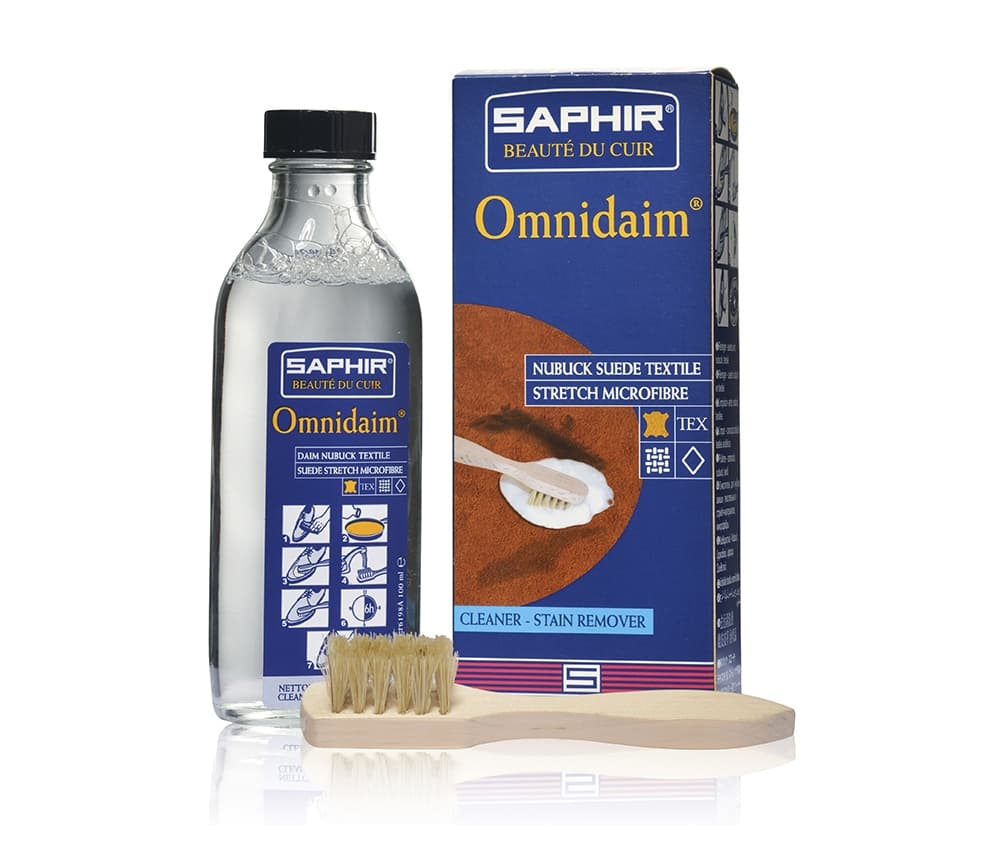 Очиститель для замши и нубука Omni DAIM, стеклянный флакон, 100 мл