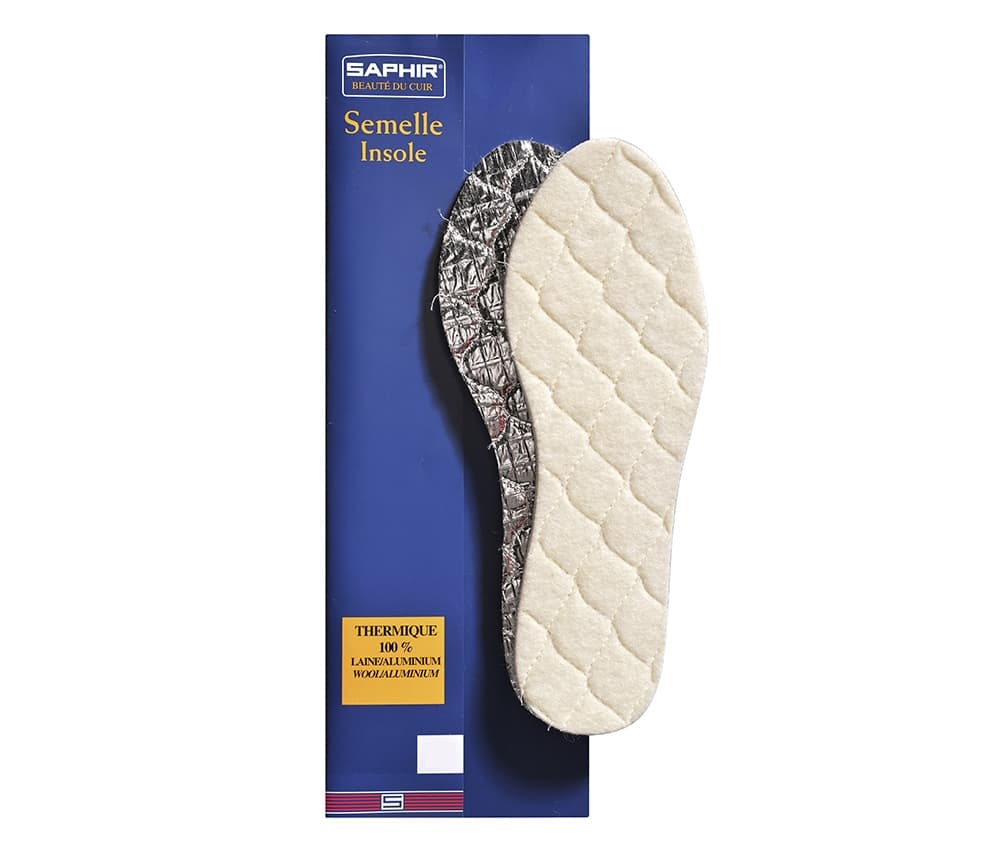Стельки Semelle THERMIQUE 100% LAINE ALUMINIUM (шерсть с алюминием)